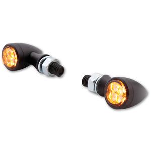 Motorradblinker Highsider Smart Sixteen Bullet LED rauchgrau