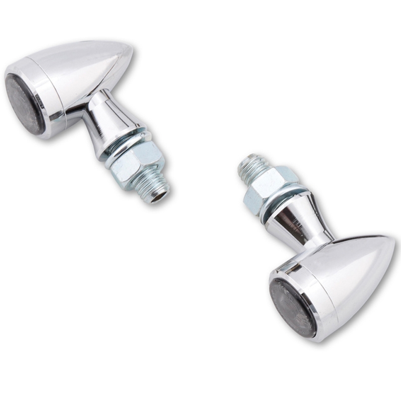 Motorradblinker Highsider Smart Sixteen Bullet LED chrom