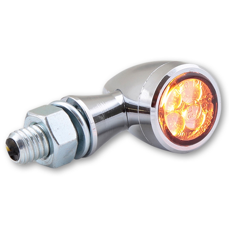 Motorradblinker Highsider Smart Sixteen Bullet LED chrom