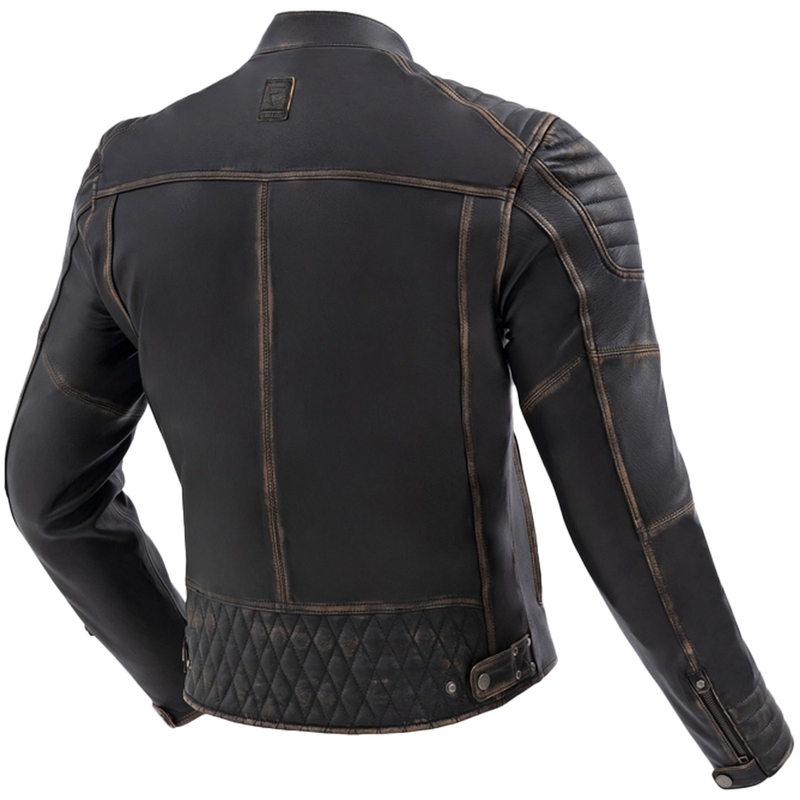 Rebelhorn Hunter II Motorradjacke aus braunem Leder