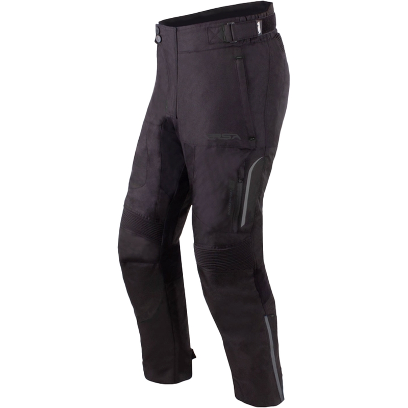 Motorradhose RSA Wasp schwarz verlängert