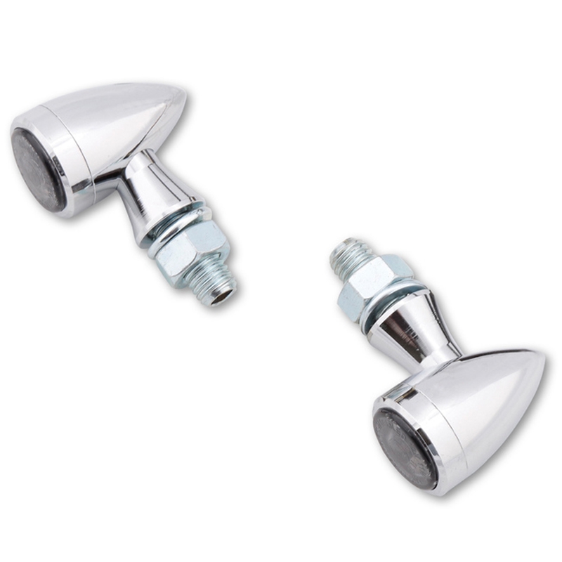 Motorradblinker Highsider Smart Sixteen Bullet LED 3in1 chrom