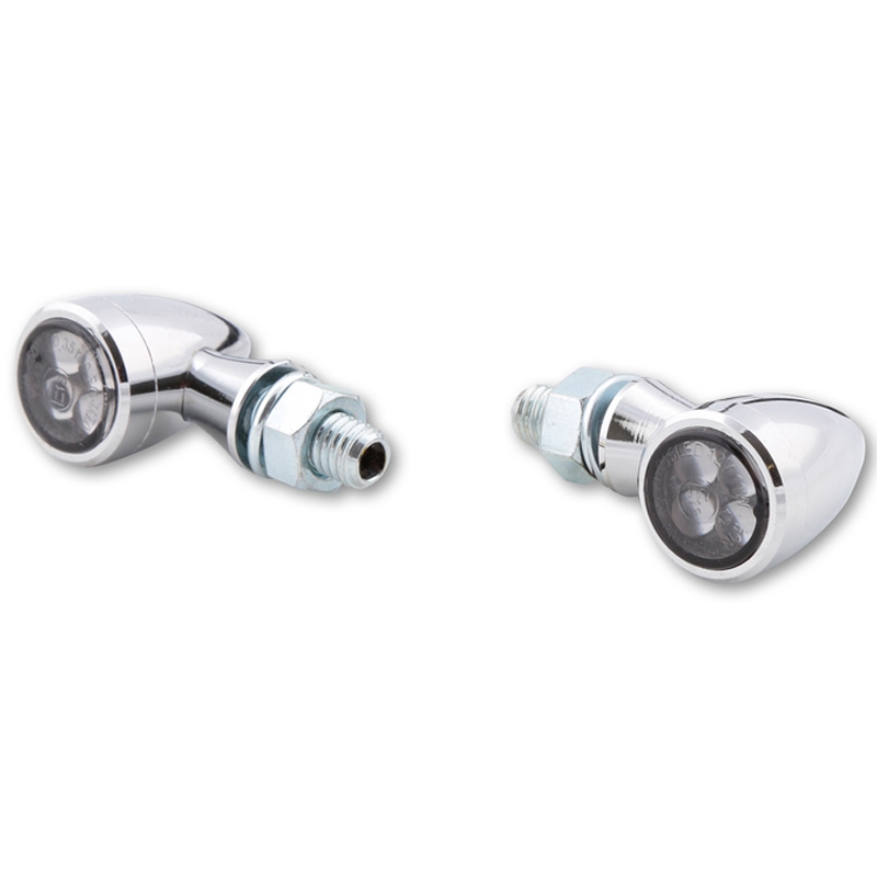 Motorradblinker Highsider Smart Sixteen Bullet LED 3in1 chrom