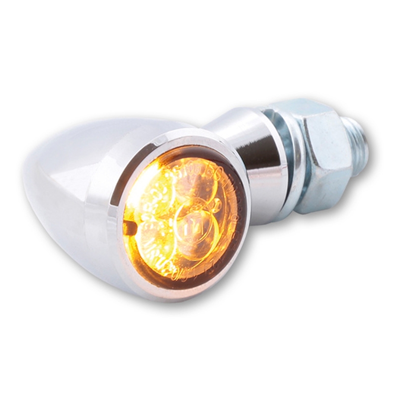 Motorradblinker Highsider Smart Sixteen Bullet LED 3in1 chrom