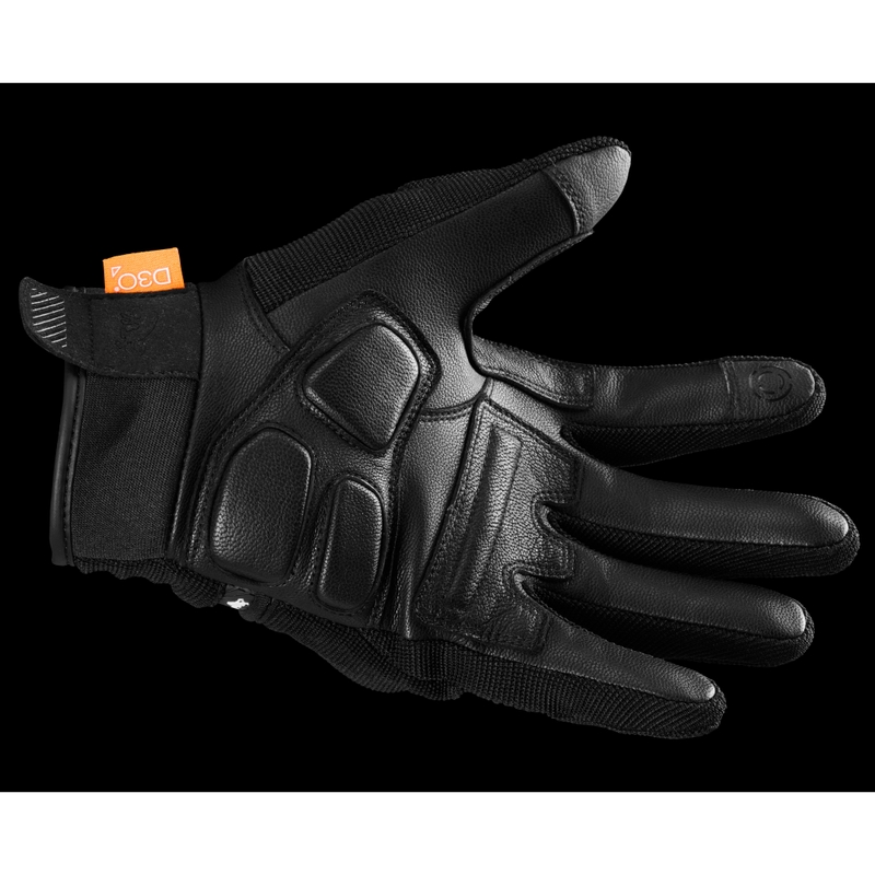 Furygan Jet D3O Evo Motorradhandschuhe schwarz-rot