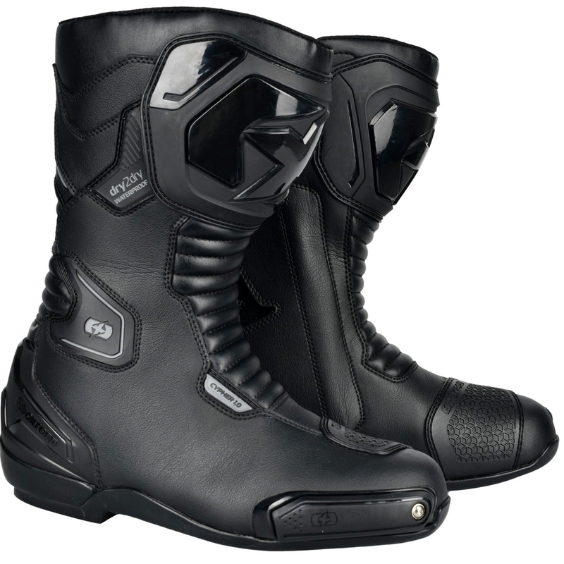Oxford Cypher 1.0 D2D Motorradstiefel Schwarz