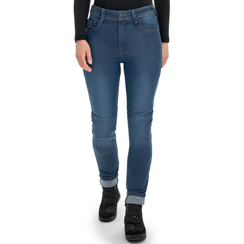 Shima Ridge Damen erweiterte Motorradjeans blau