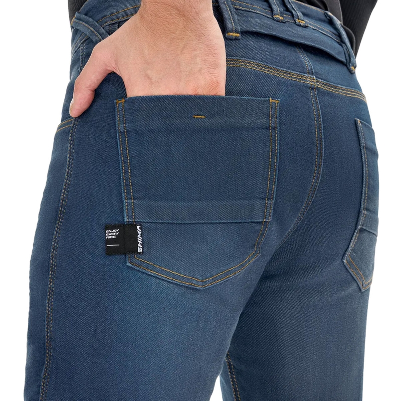 Shima Ridge Blue Extended Motorradjeans