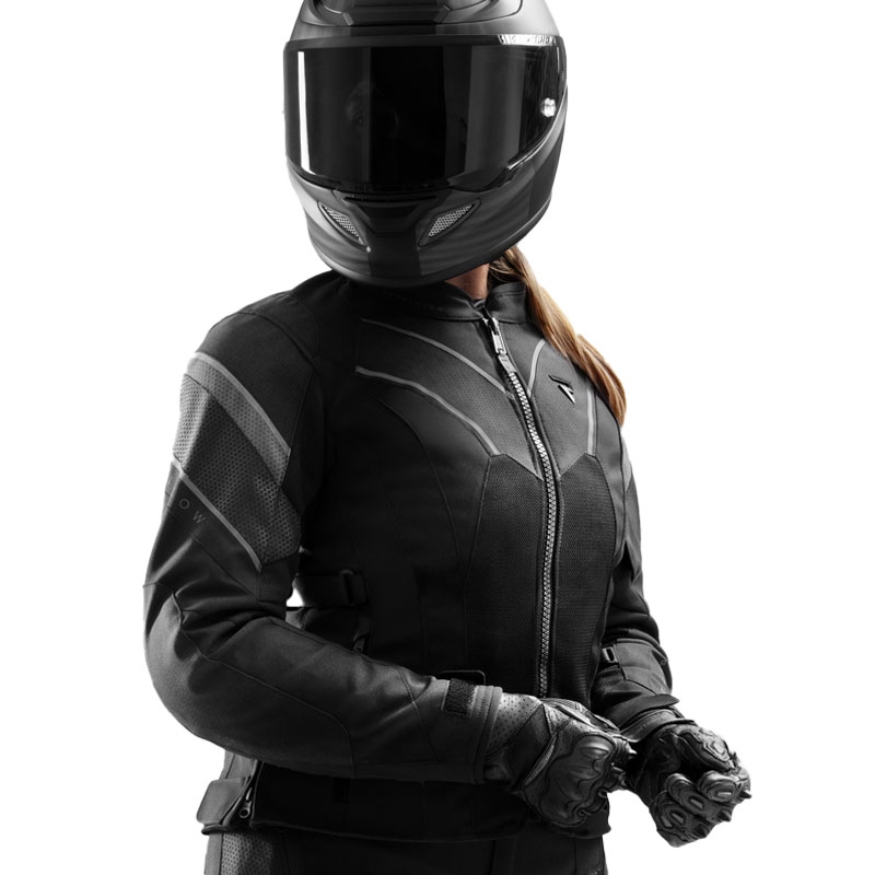 Damen Motorradjacke Rebelhorn Hiflow V schwarz