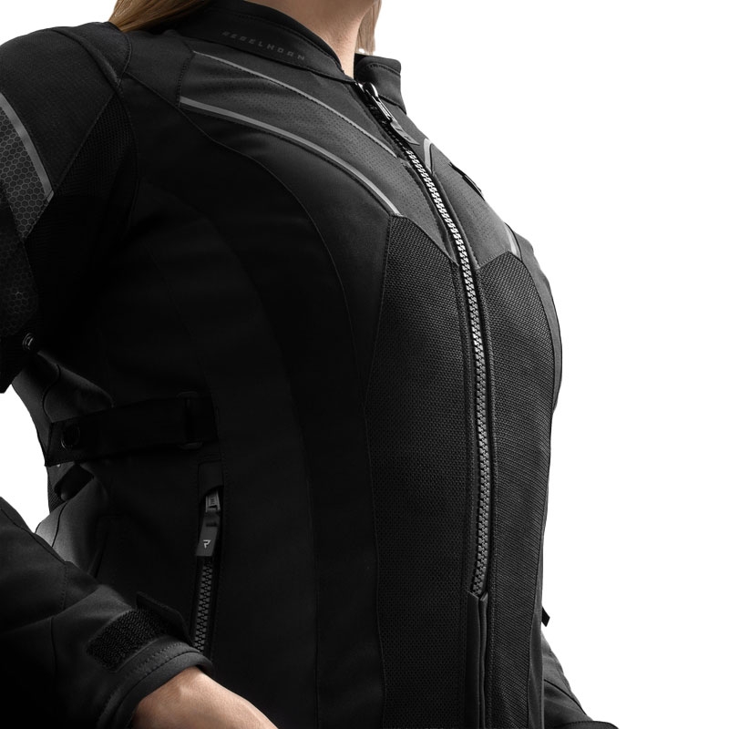 Damen Motorradjacke Rebelhorn Hiflow V schwarz