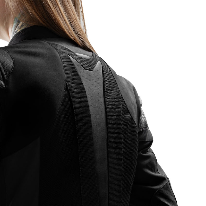 Damen Motorradjacke Rebelhorn Hiflow V schwarz