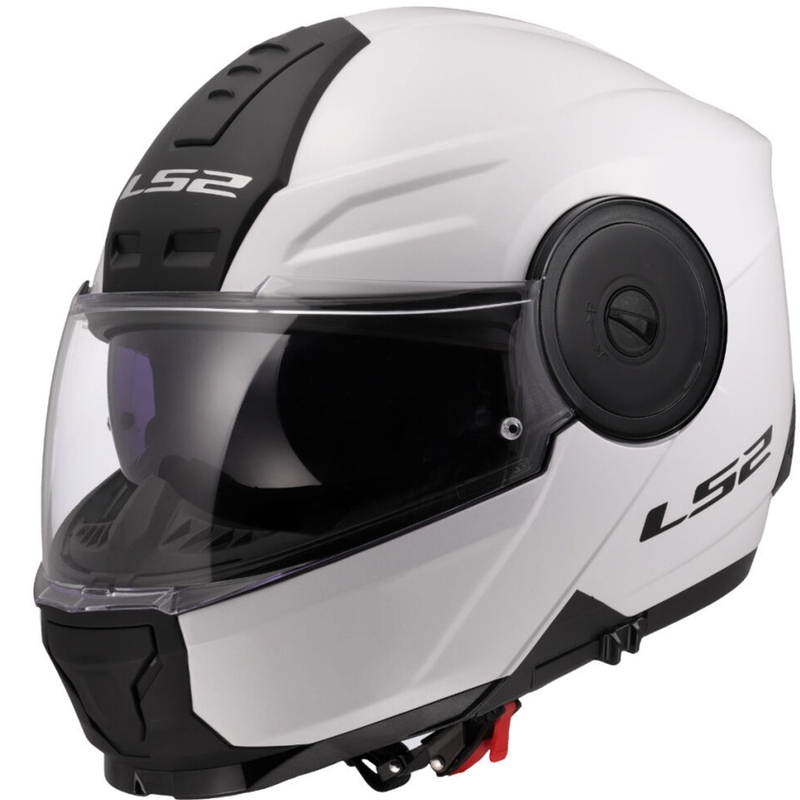 Klapphelm Motorrad LS2 FF902 Scope II Solid weiß