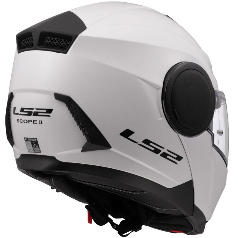 Klapphelm Motorrad LS2 FF902 Scope II Solid weiß