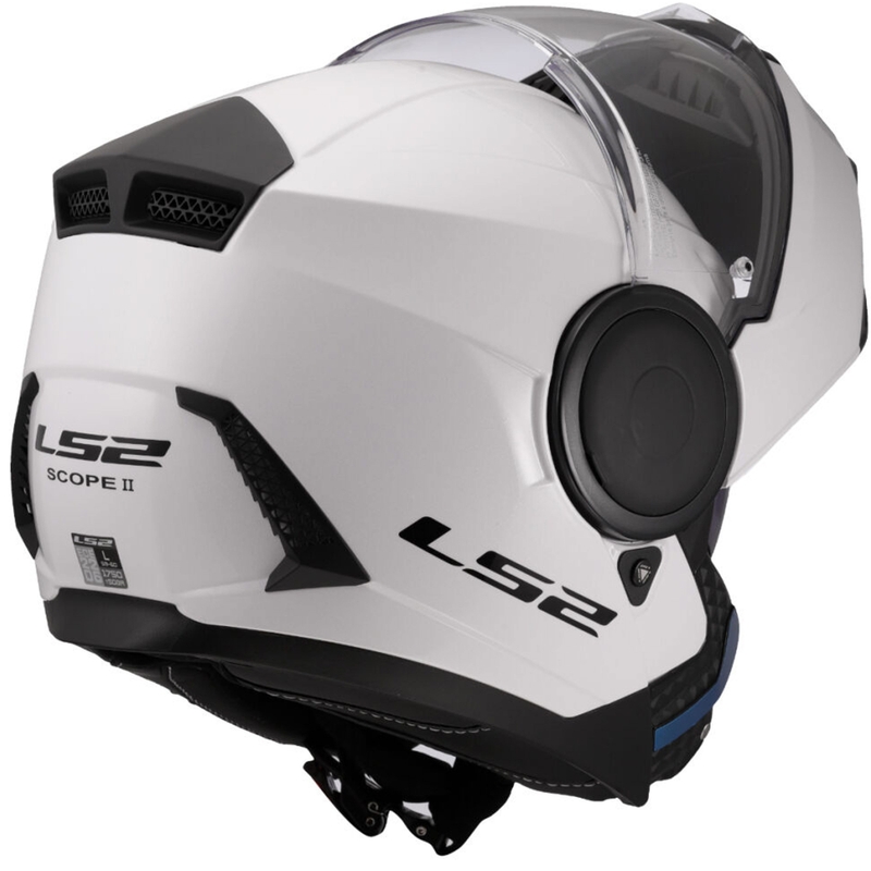 Klapphelm Motorrad LS2 FF902 Scope II Solid weiß
