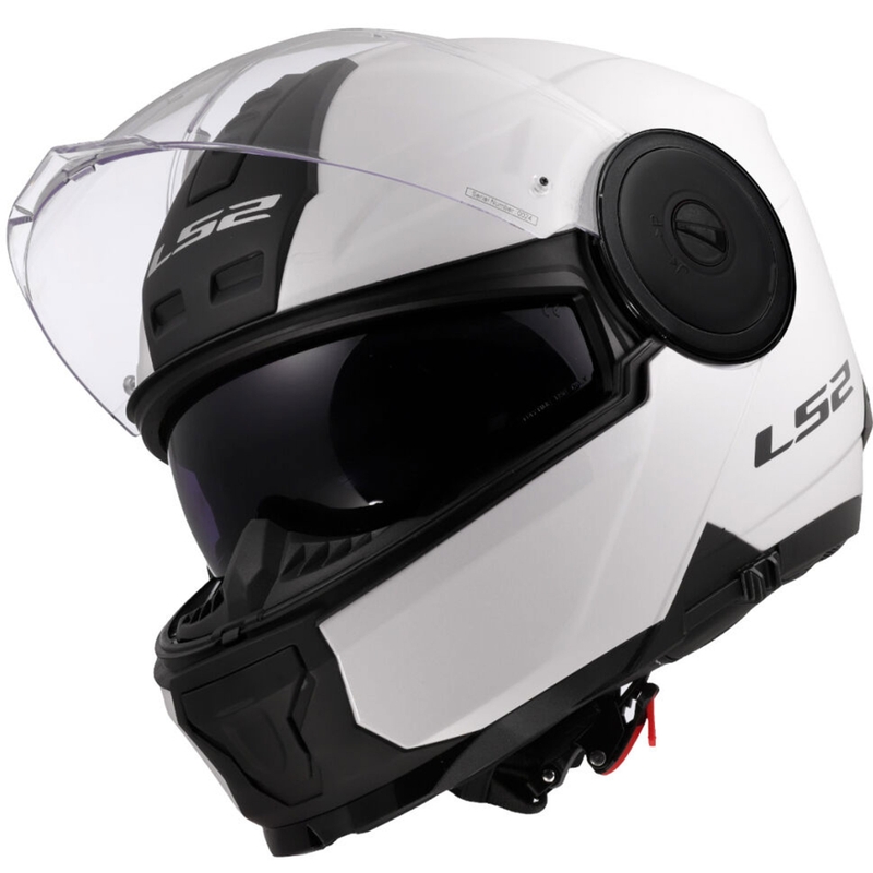 Klapphelm Motorrad LS2 FF902 Scope II Solid weiß