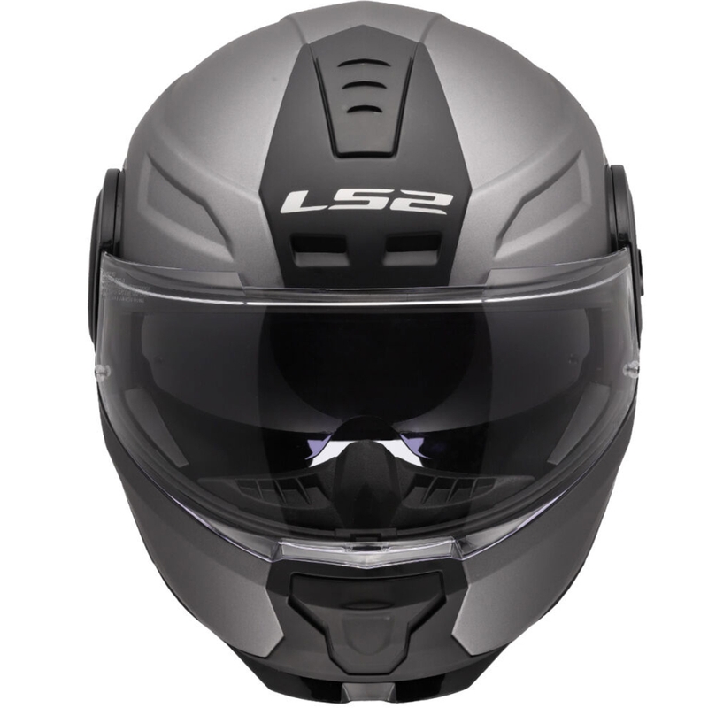 Klapphelm Motorrad LS2 FF902 Scope II Solid matt titanium
