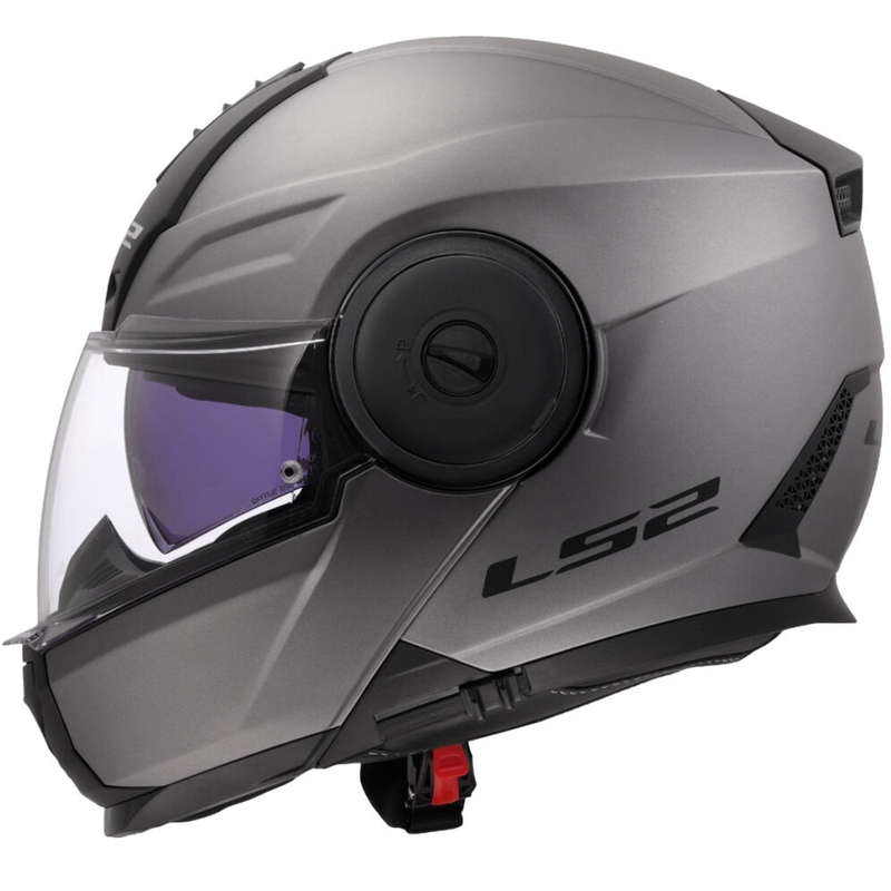 Klapphelm Motorrad LS2 FF902 Scope II Solid matt titanium