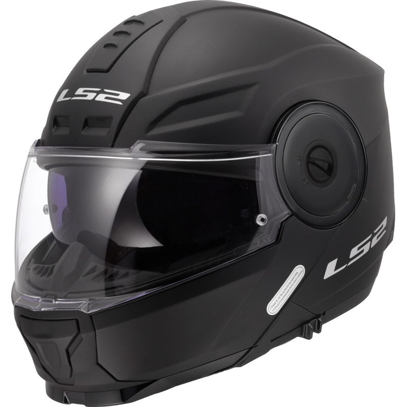 Klapphelm Motorrad LS2 FF902 Scope II Solid Mattschwarz
