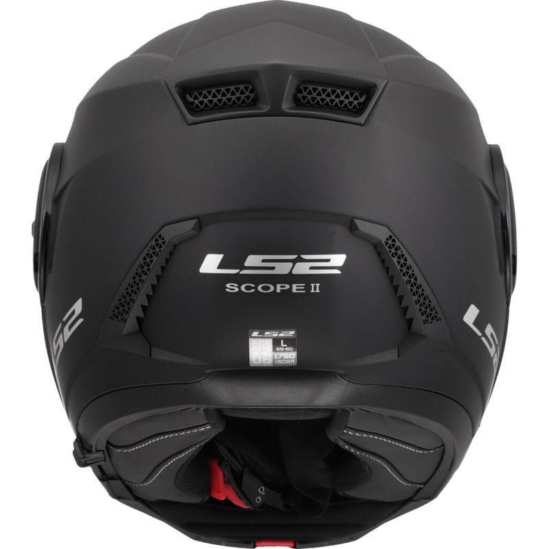 Klapphelm Motorrad LS2 FF902 Scope II Solid Mattschwarz