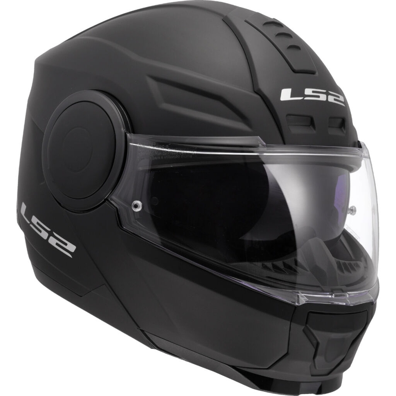 Klapphelm Motorrad LS2 FF902 Scope II Solid Mattschwarz