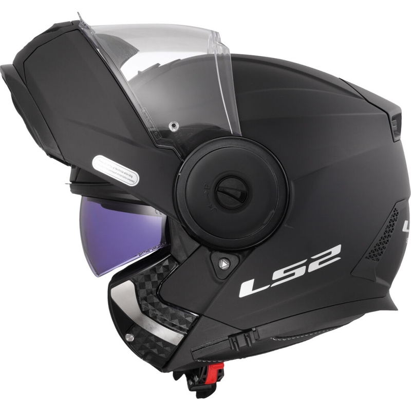 Klapphelm Motorrad LS2 FF902 Scope II Solid Mattschwarz