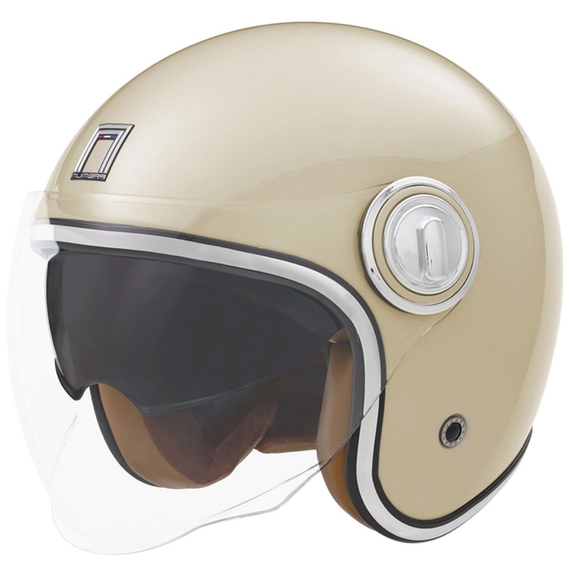 NOX PREMIUM Heritage offener Motorradhelm cremeweiß
