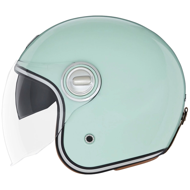 NOX PREMIUM Heritage offener Motorradhelm, Pastellgrün
