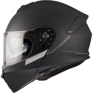 Klappbarer Motorradhelm MT Genesis SV Solid A1 schwarz matt