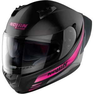 Nolan N60-6 Sport Outset 23 schwarz und rosa Integral Motorradhelm