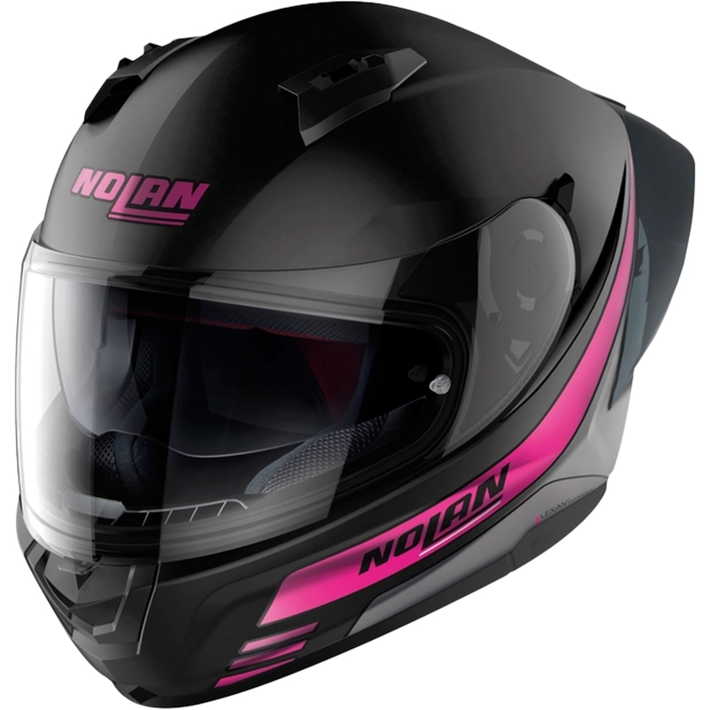 Nolan N60-6 Sport Outset 23 schwarz und rosa Integral Motorradhelm Ausverkauf