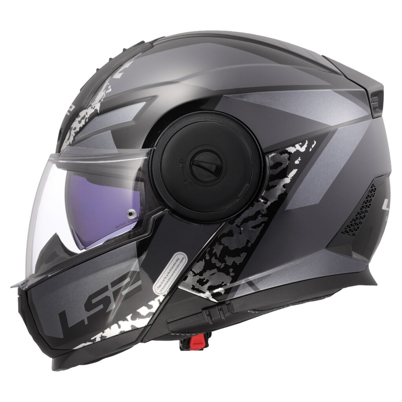 Klapphelm Motorrad LS2 FF902 Scope II Oxyd schwarz-titan