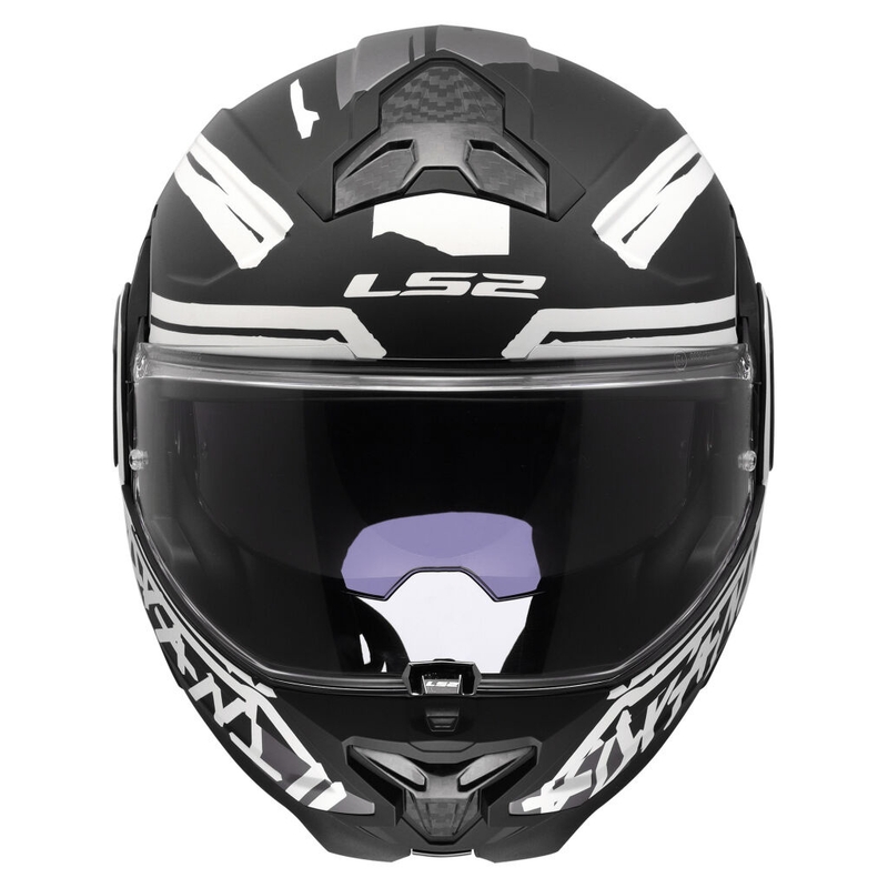 Klapphelm Motorrad LS2 FF910 Advant II Tape schwarz