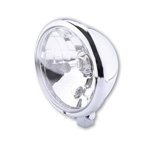 Highsider Smart Bates Style 5 3/4 Zoll Klarglas Chrom Scheinwerfer
