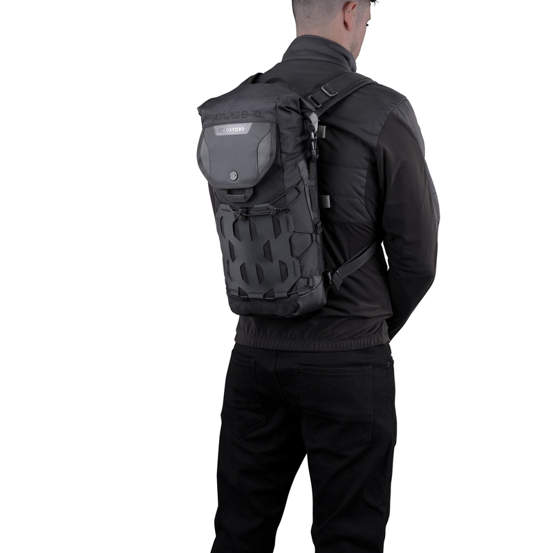 Oxford Atlas B-10 Motorradrucksack schwarz 10 l
