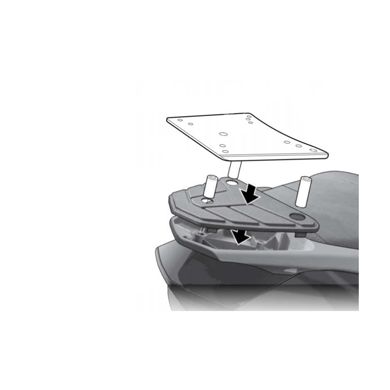 Montagesatz Top Master SHAD für KEEWAY Silverblade 250 2012-2017