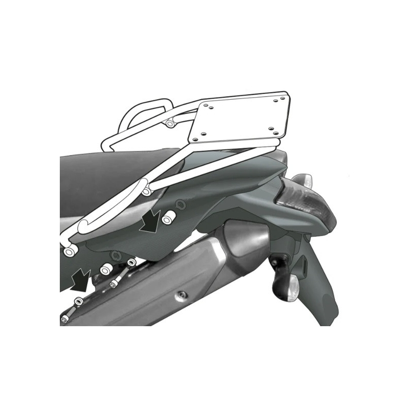 Montagesatz Top Master SHAD für YAMAHA XT 660 R 2004-2016, YAMAHA XT 660 X 2004-2016