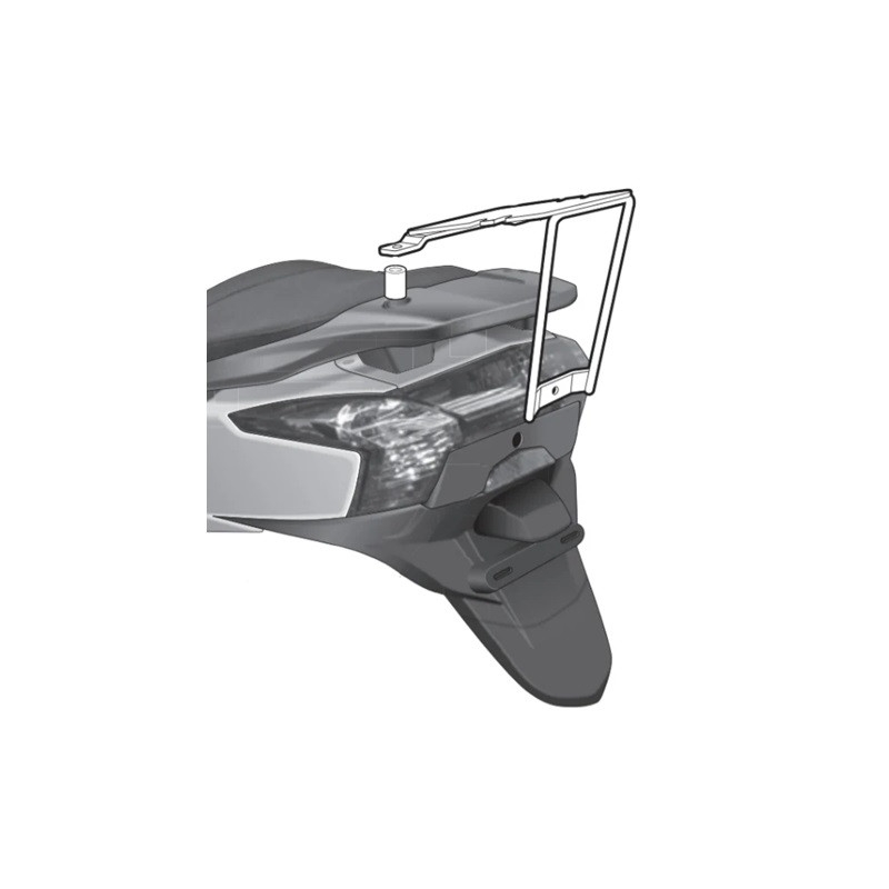 Montagesatz Top Master SHAD für KYMCO Downtown 125 2009-2015, KYMCO Downtown 300 2009-2015