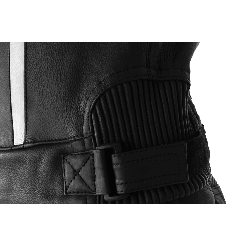 RSA Imola 2.1 schwarz-weißer Motorrad-Lederoverall