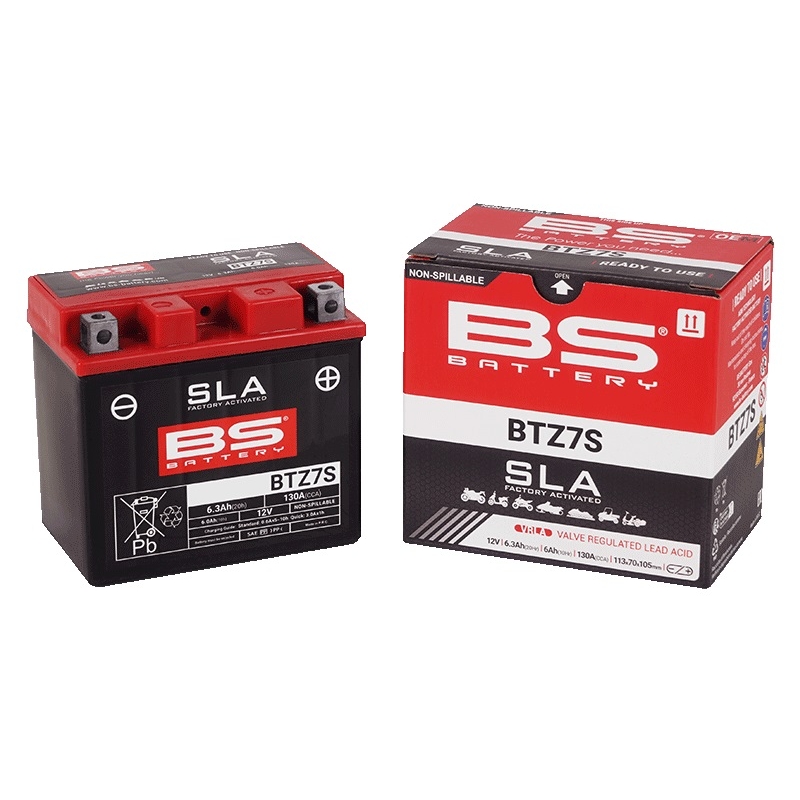 Werkaktivierte Motorradbatterie BS-BATTERY SLA