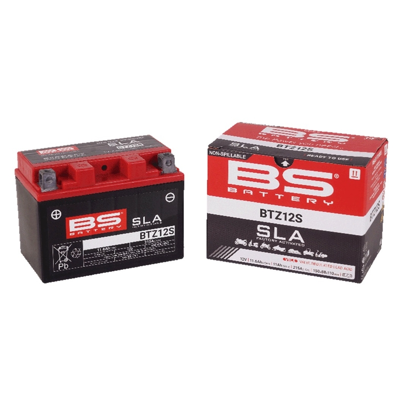 Werkaktivierte Motorradbatterie BS-BATTERY SLA