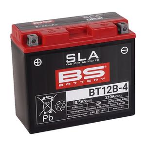 Werkaktivierte Motorradbatterie BS-BATTERY BT12B-4 (YT12B-4) SLA