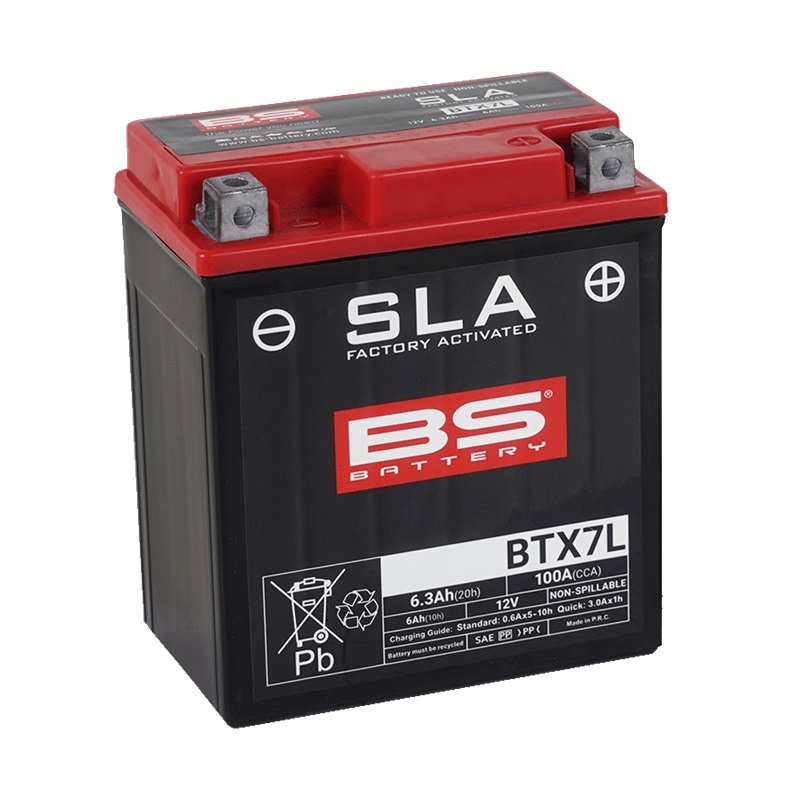 Werkaktivierte Motorradbatterie BS-BATTERY SLA