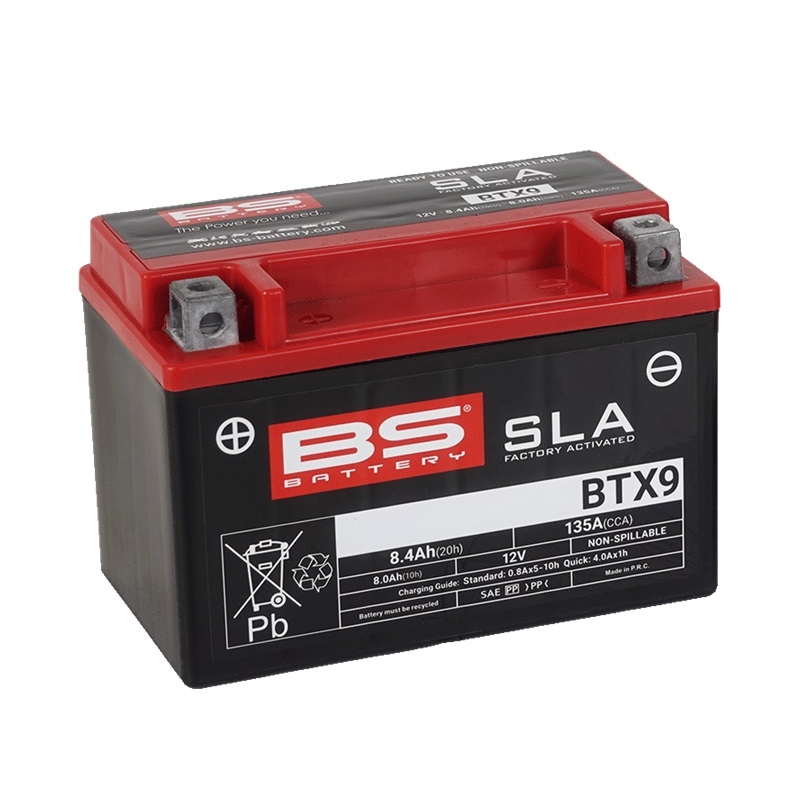 Werkaktivierte Motorradbatterie BS-BATTERY SLA