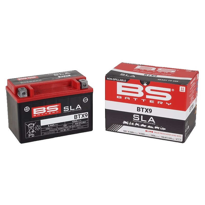 Werkaktivierte Motorradbatterie BS-BATTERY SLA