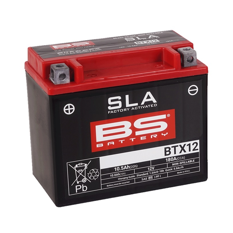 Werkaktivierte Motorradbatterie BS-BATTERY SLA