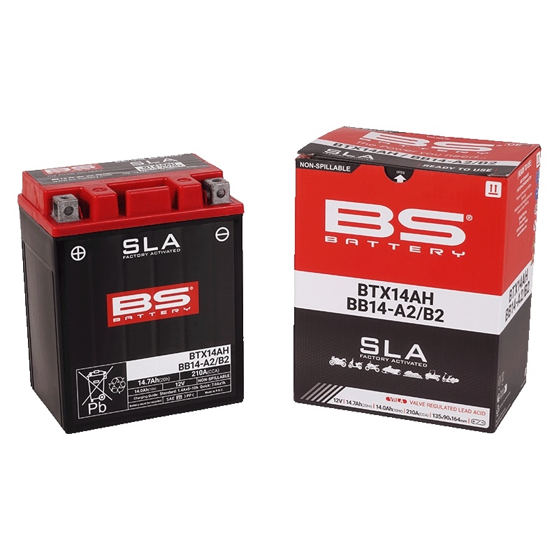 Werkaktivierte Motorradbatterie BS-BATTERY SLA