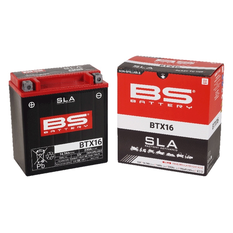 Werkaktivierte Motorradbatterie BS-BATTERY SLA