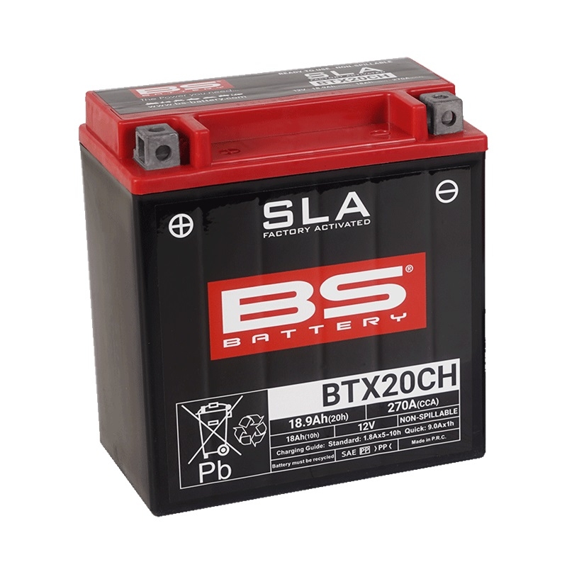 Werkaktivierte Motorradbatterie BS-BATTERY SLA