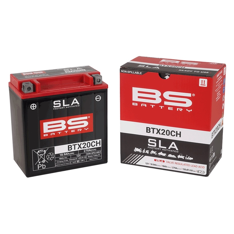 Werkaktivierte Motorradbatterie BS-BATTERY SLA
