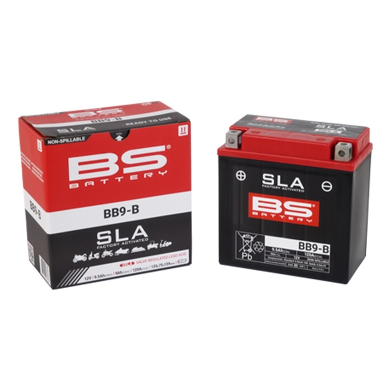 Werkaktivierte Motorradbatterie BS-BATTERY SLA